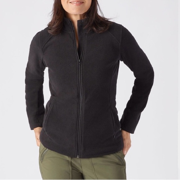 DULUTH WOMEN’S FROST LAKE FLEECE FULL ZIP JACKET BLACK Sz Medium like New - Picture 1 of 8